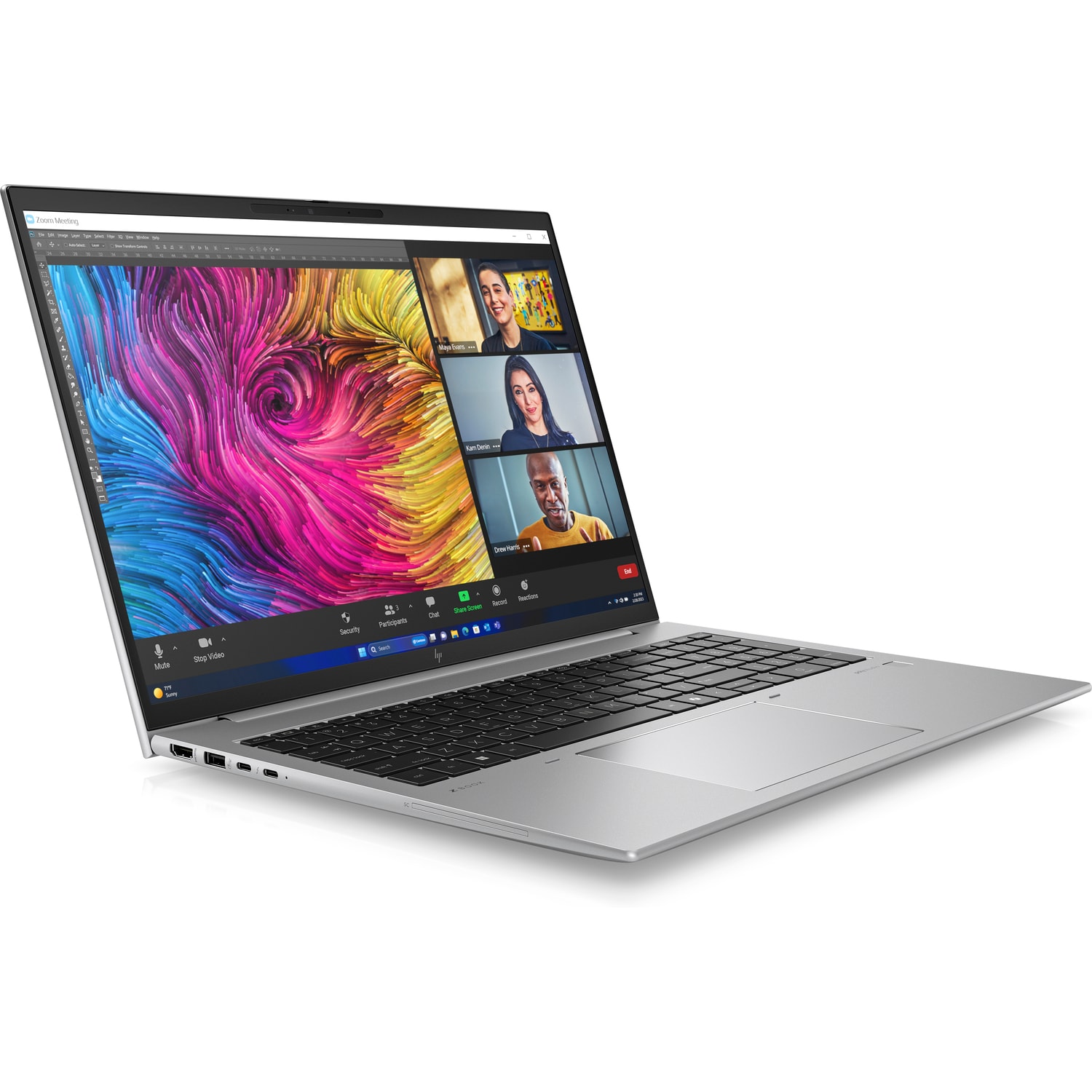 Laptop HP ZBook Firefly 16 G11 A500, 16", 32GB RAM, 1TB SSD, gri