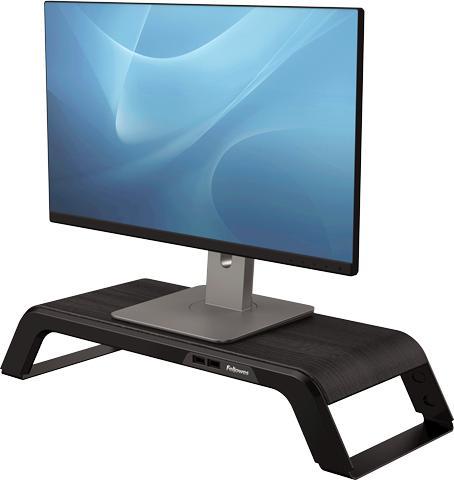 Bazë monitori Fellowes Hana 8060501, me rregullim lartësie, 4 porta USB, e zezë