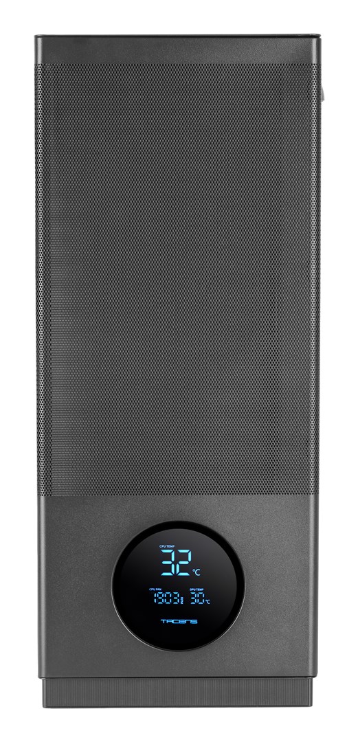 Kuti kompjuteri Tacens SAGITTA20, ATX, 3 ventilatorë 120mm, xham i temperuar, e zezë