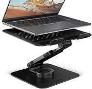 Stendë për laptop dhe tablet AXAGON STND-LRB, 10" 17.3", rrotullim 360°, e zezë