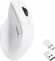 Maus wireless Keychron M6, ergonomik, i bardhë