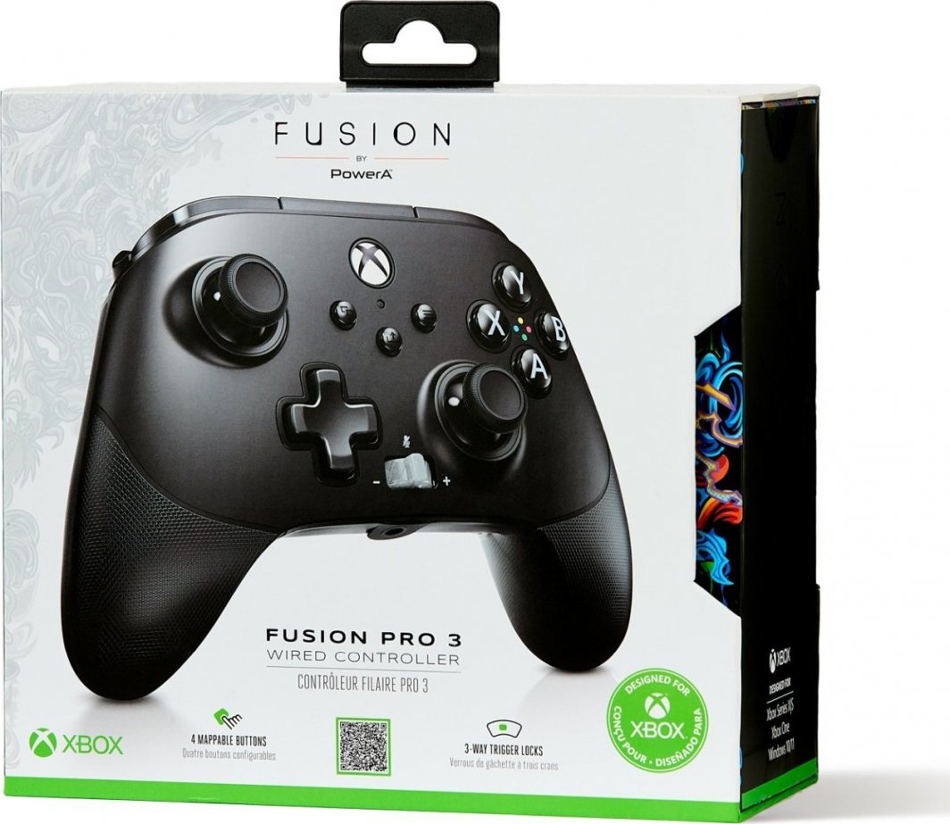 Kontroller PowerA XS Fusion 3 Pro, me kabllo, i zi