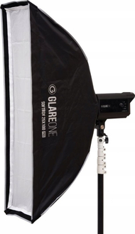 Softbox për studio GlareOne PRO Kit 25x100cm, grid, me çantë