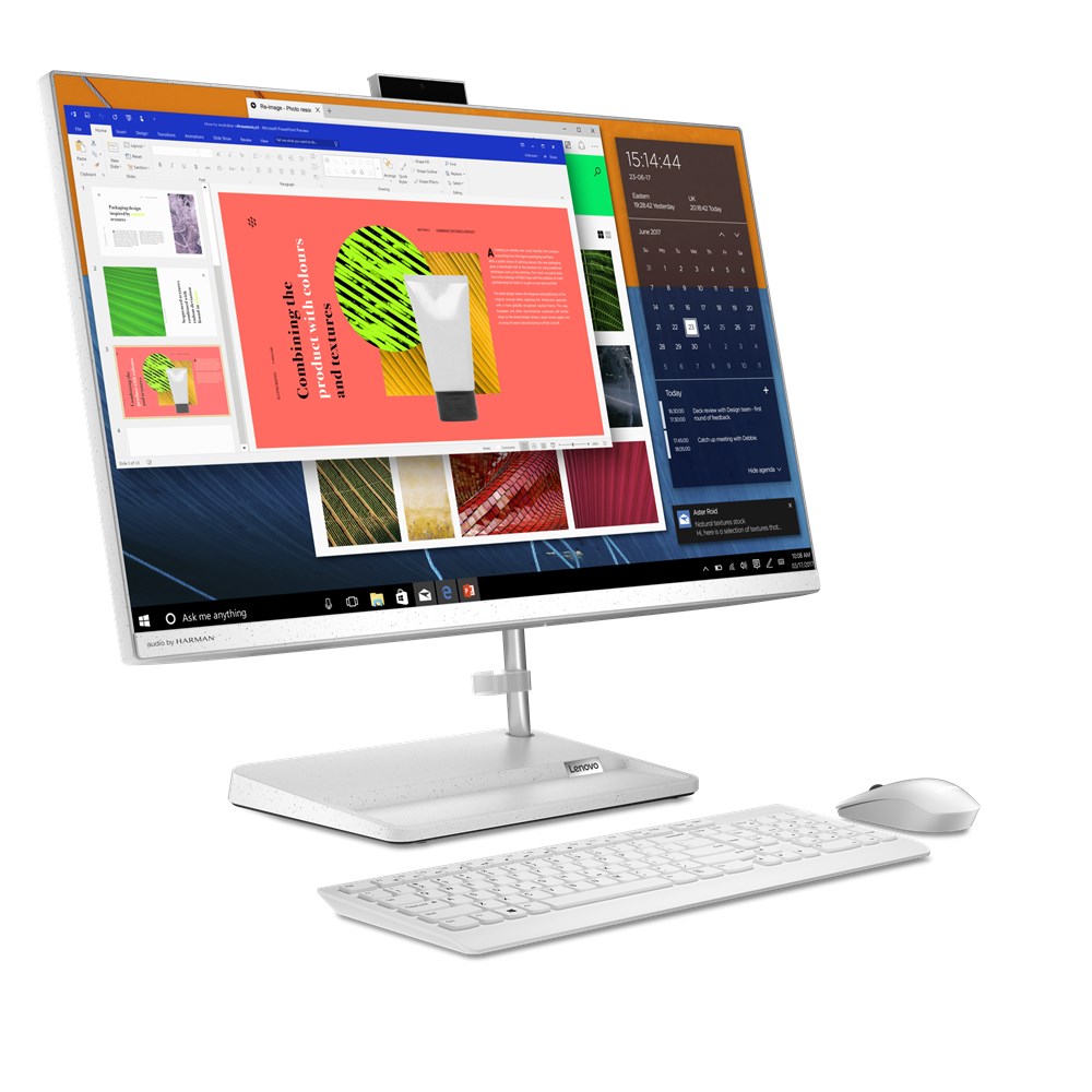 Kompjuter All-in-One Lenovo IdeaCentre AIO 3 27ALC6, 27", AMD Ryzen 5 7530U, 16GB RAM, 512GB SSD, i bardhë