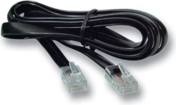 Kabllo telefonike Microconnect MPK430S, 3 m, RJ12 në RJ45, e zezë
