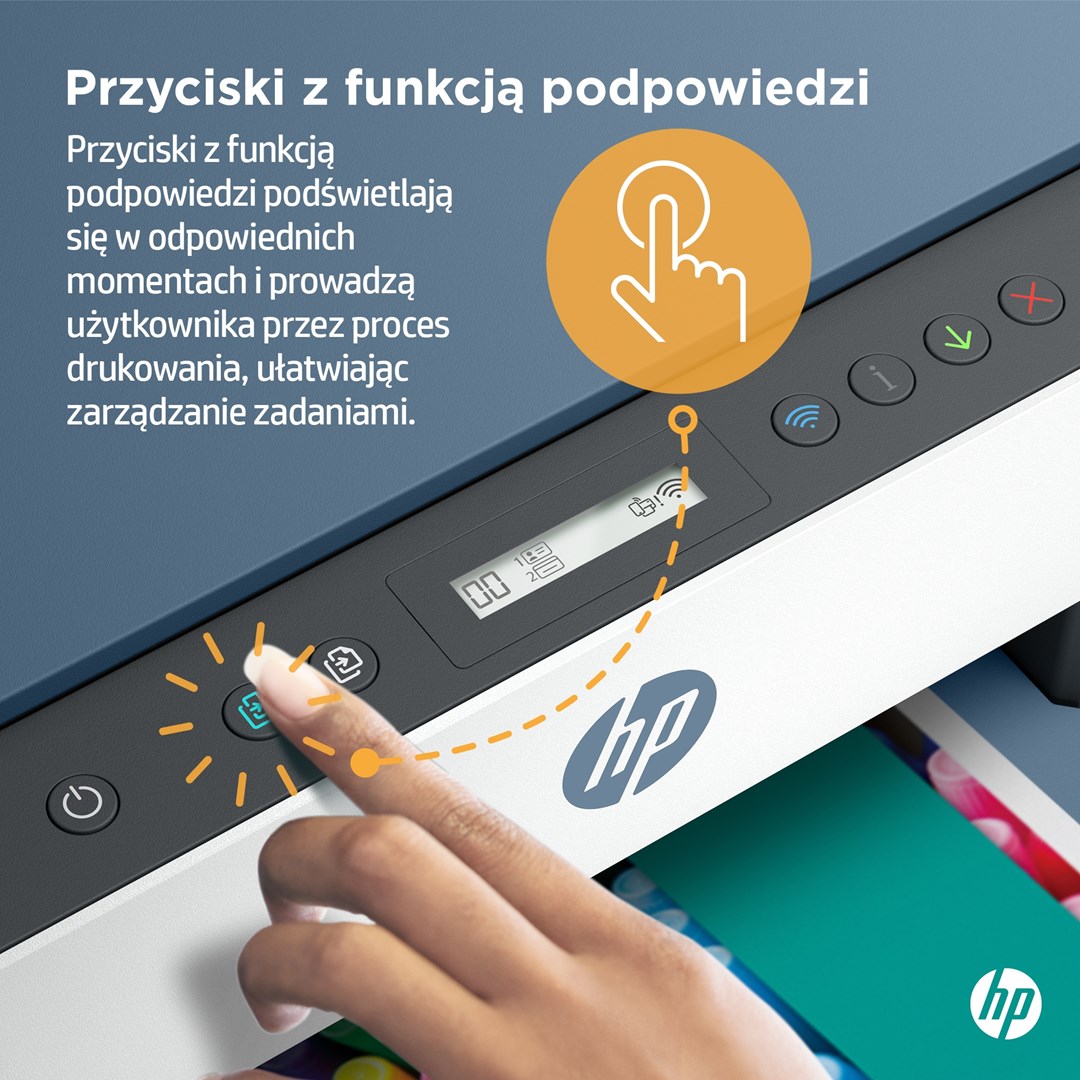 Printer multifunksional HP Smart Tank 675, Inkjet termal, i kaltër