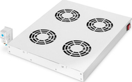 Kondicioner tavanor për kabinet rrjeti Digitus DN-19 FAN-4-HO, 483 mm, gri