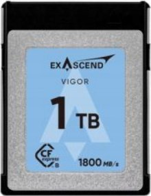 Kartë memorie Exascend Vigor CFexpress Type B, 1TB, 1800 MB/s, gri