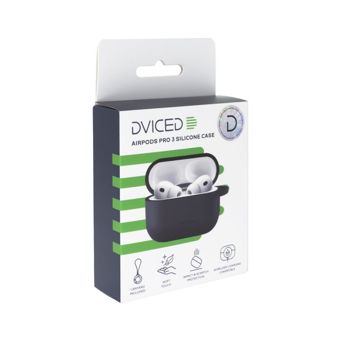 Mbrojtëse silikoni Dviced për kuti Airpods 3, e zezë