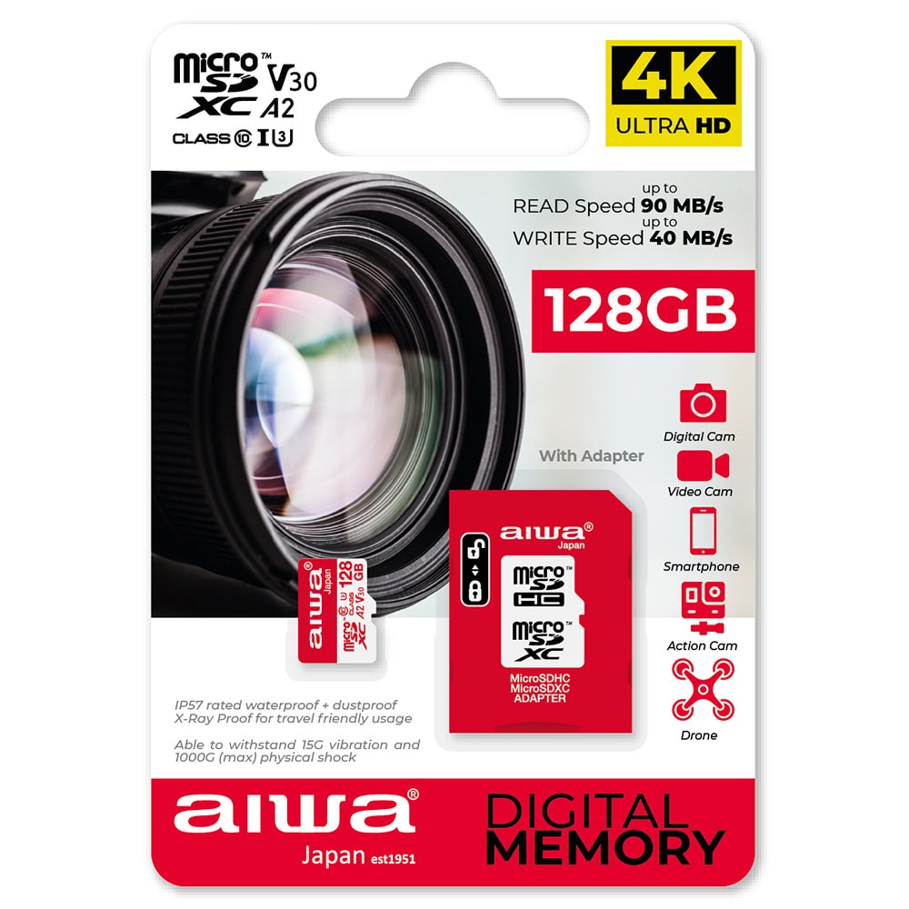 SD Kart Memorie AIWA MSDV30-128GB