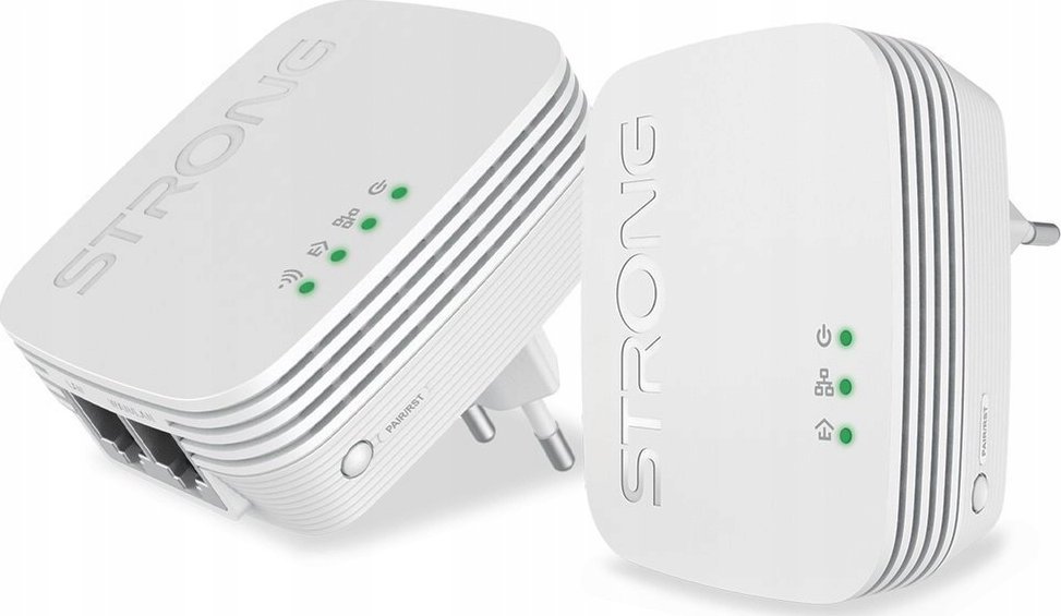Powerline kit Strong POWERLWF600DUOMINI AV600, WiFi N300, porta Ethernet, plug and play