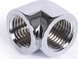 Përshtatës këndor Alphacool Eiszapfen, 90°, G1/4", krom