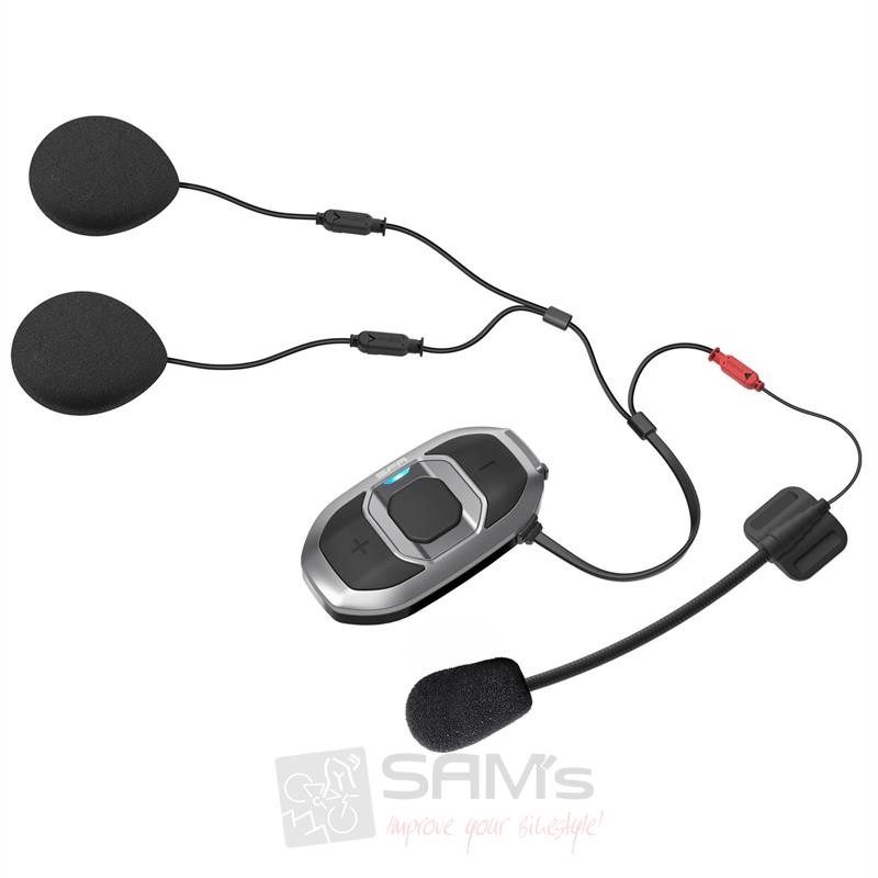 Sistem komunikimi për motor Sena SFR, Bluetooth, interkom 4 drejtime, i zi