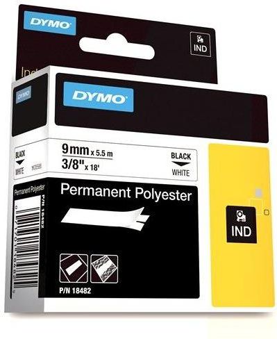 Shirit poliesteri për printerë Dymo RHINO LABEL, i bardhë