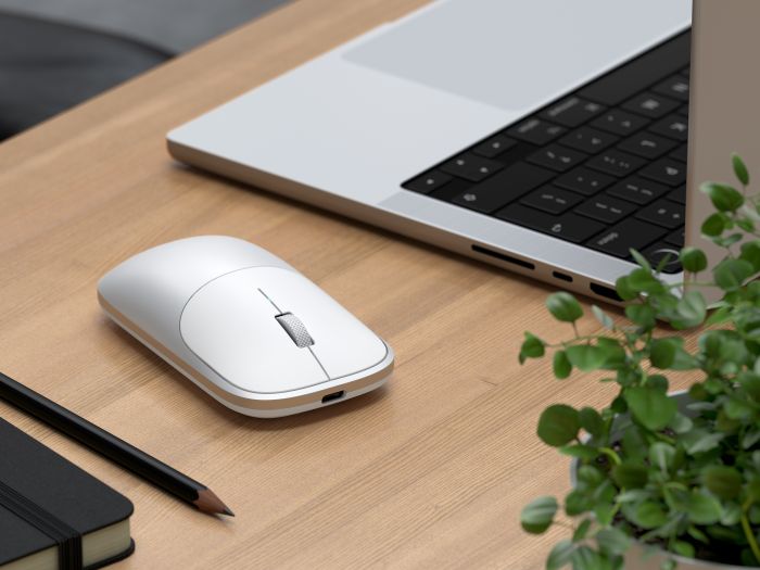 Satechi Slim EX Wireless Mouse, Silver