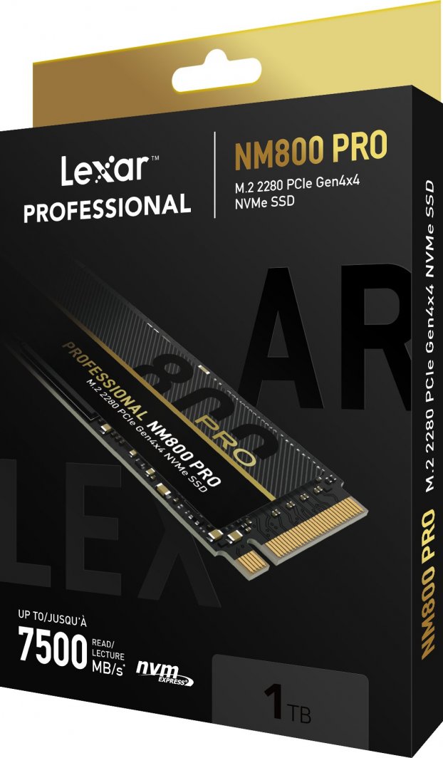 Disk SSD Lexar Professional NM800 Pro, 1TB, M.2 2280 PCI-E x4 Gen4 NVMe