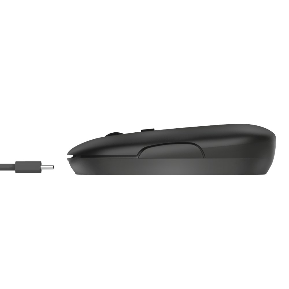 Maus Trust Puck Rechargeable, RF Wireless + Bluetooth, i zi