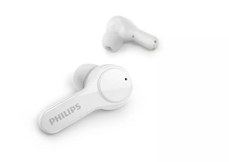 Dëgjuese Buds Philips TAT3217WT/00, wireless IPX5 Splash Mic, të zeza