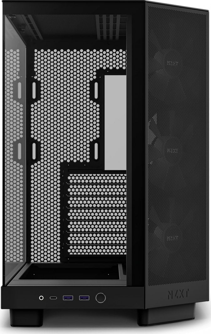 Kasë Nzxt H6 Flow, e zezë