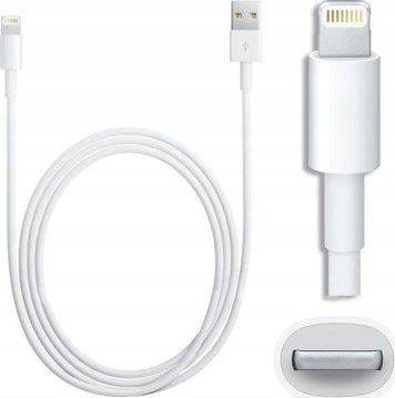 Kabllo USB Foxconn USB A në Lightning, 2 m, e bardhë