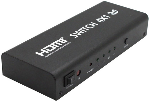 [OUTLET] HDMI switch PremiumCord 5:1, me telekomandë dhe karikues