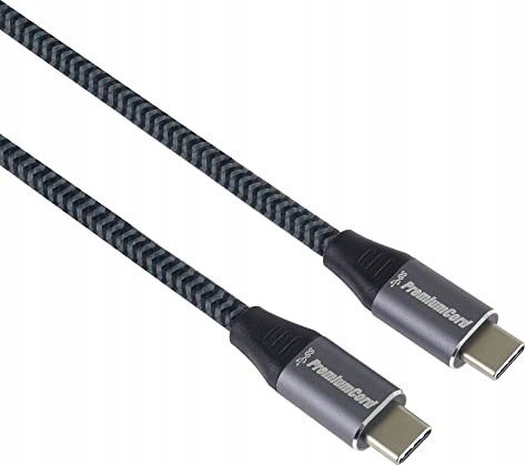 Kabllo USB PremiumCord ku31ct05, USB C në USB C, 0.5 m, i zi