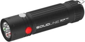 Dritë dore Ledlenser Solidline ST6TC, tre ngjyra drite, alumini, e zezë
