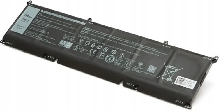 Bateri laptopi Dell 70N2F, 86Wh, 6 qeliza, e zezë