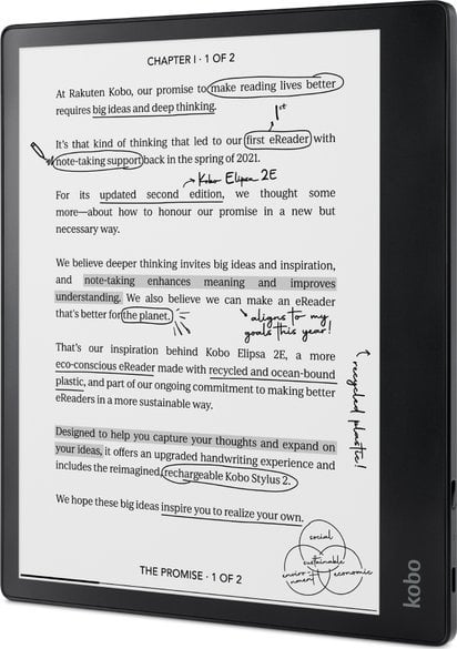 Lexues elektronik Kobo Elipsa 2E Bundle, 10.3", 32GB, i zi