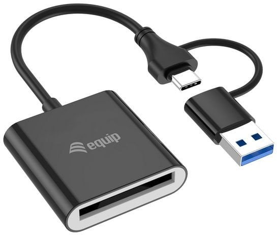 Lexues kartelash Equip CFexpress Type B, USB 3.2 Gen 2 10Gbps, USB C dhe USB A, i zi