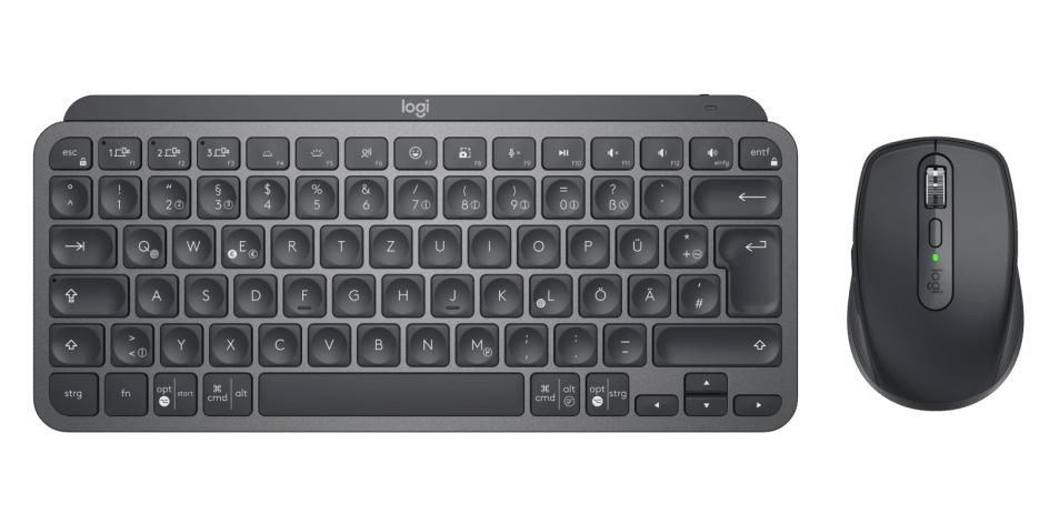 Set tastierë dhe maus Logitech MX Keys Mini Combo, USB-C, e hirtë
