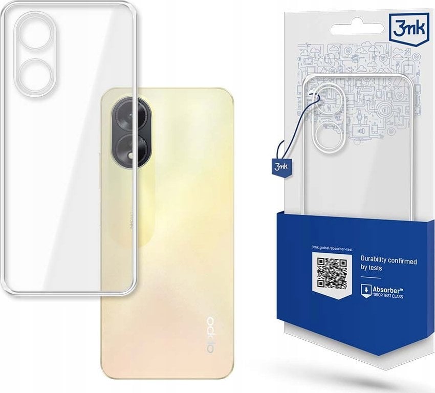 Kuti mbrojtëse 3mk Clear Case për Oppo A38, transparente