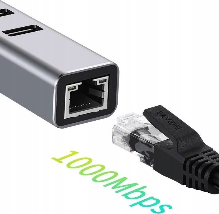 Stacion USB C Bounn JL C3103, 4 në 1, 3x USB 3.0, RJ45, gri