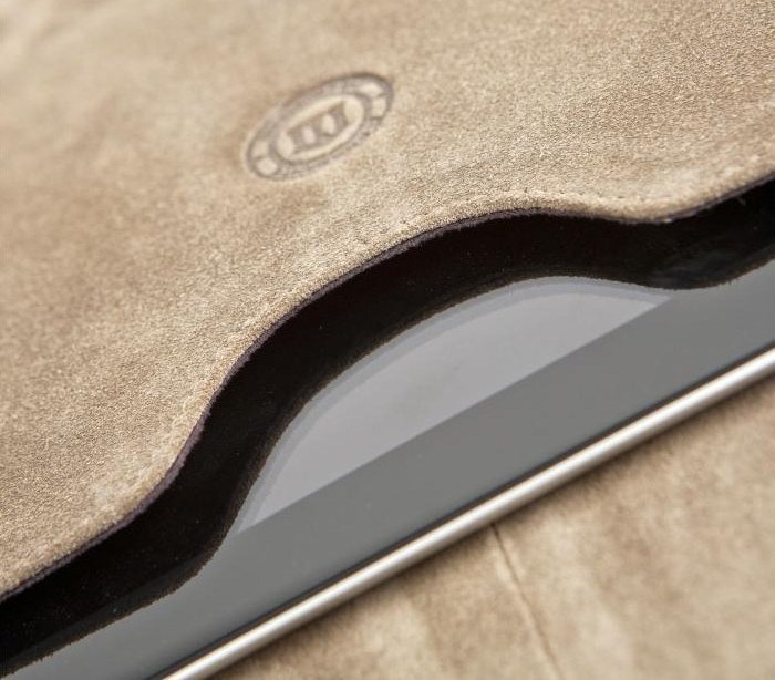 Футрола за таблет Dbramante1928 iPad Sleeve, за iPad 2 3 4 и iPad Air 1 2, антилоп кожа, кафеава
