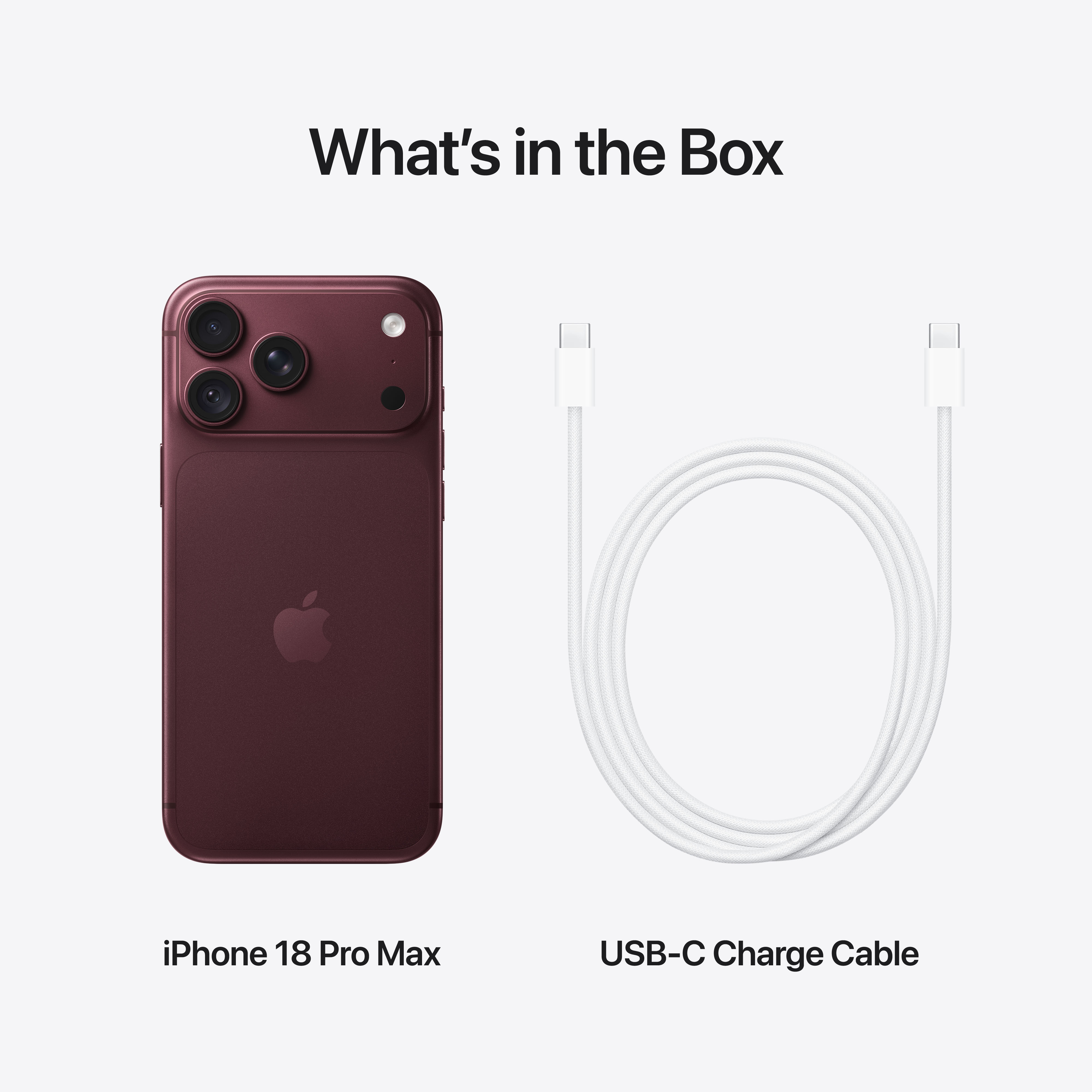 Apple iPhone 18 Pro Max, 1TB, Burgundy