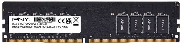 Memorie RAM PNY MD8GSD42666-SB, 8GB, DDR4 2666MHz, DIMM