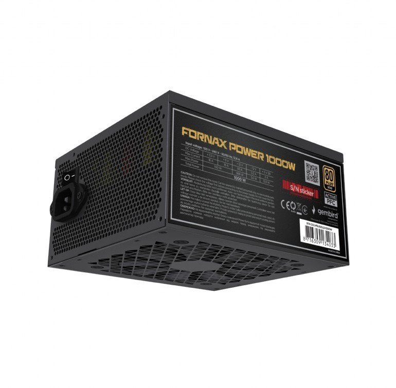 Furnizues energjie ATX, 1000W, 80 Plus Gold, modular, i zi