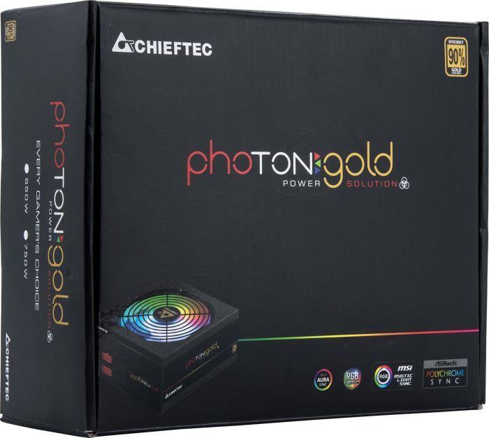 Burim energjie Chieftec Photon Gold GDP-650C-RGB ATX, 650W