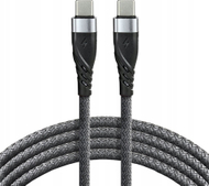 Кабел USB Everactive CBB-2PDG, USB C во USB, 2m, 60W, сива