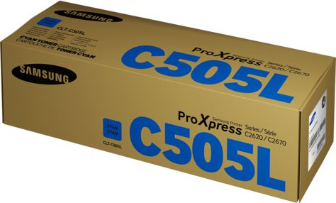 Toneri Samsung CLT-C505L SU035A, cyan, 3500 faqe
