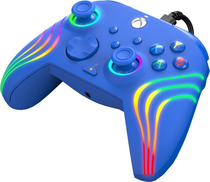 Kontroller PDP XS Afterglow WAVE, me kabllo, i kaltër