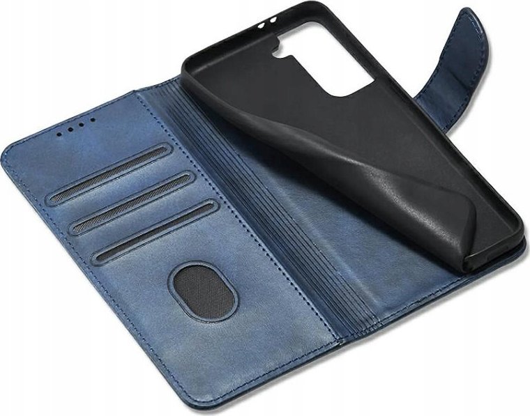 Futrollë portofol Marv për Samsung Galaxy S24 Ultra, bookcase, e kaltër