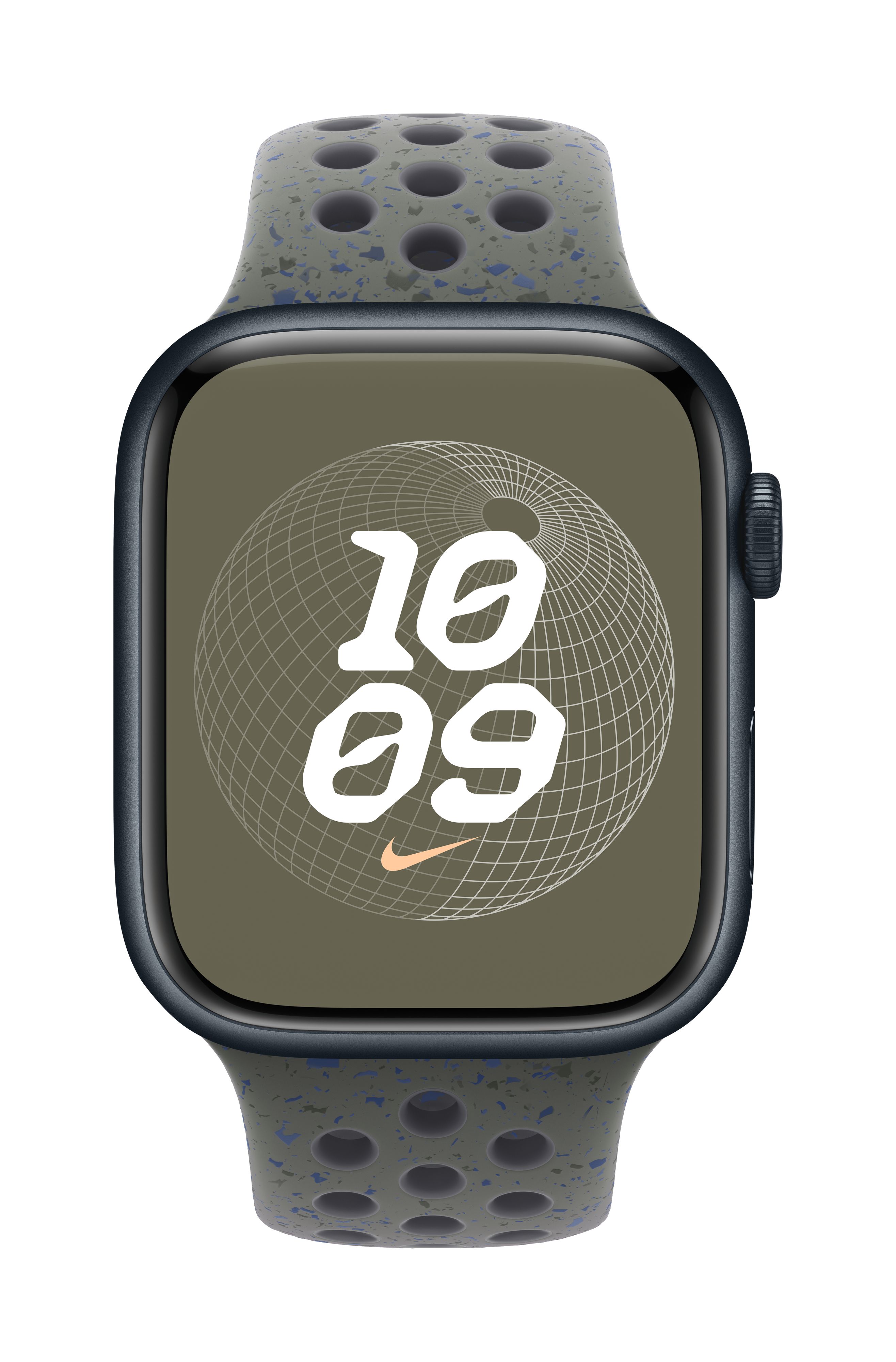 Apple Watch 45mm Nike Band, Cargo Khaki Nike Sport Band - M/L