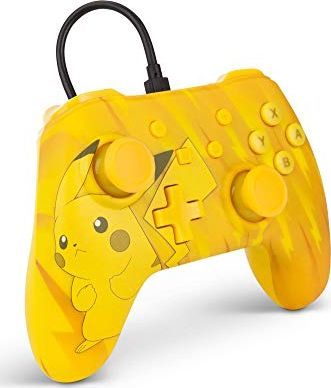 Kontroller PowerA Charmander Great Fire, me kabllo, i verdhë