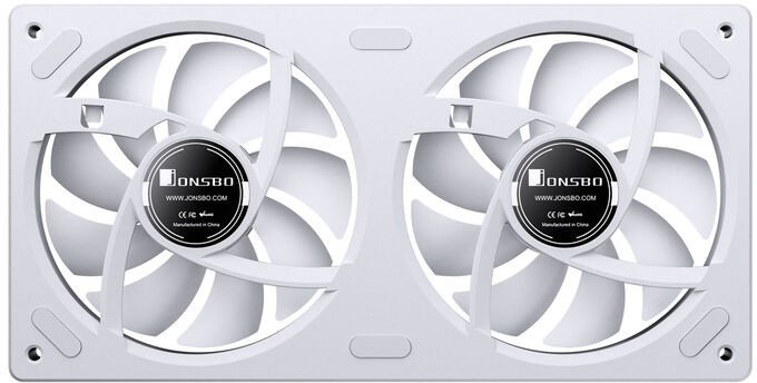 Ventilator PC Jonsbo ZA-240, 240mm, PWM ARGB, i bardhë 2