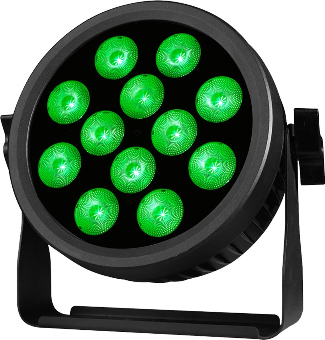 Сценски рефлектор Light4Me CREE ALU PENTA PAR 12, 12x LED RGBWA, DMX, црн
