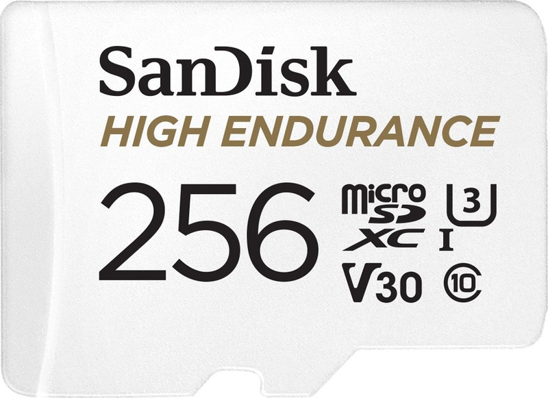 Kartë memorie SanDisk MicroSDXC High Endurance Monitoring, 256 GB