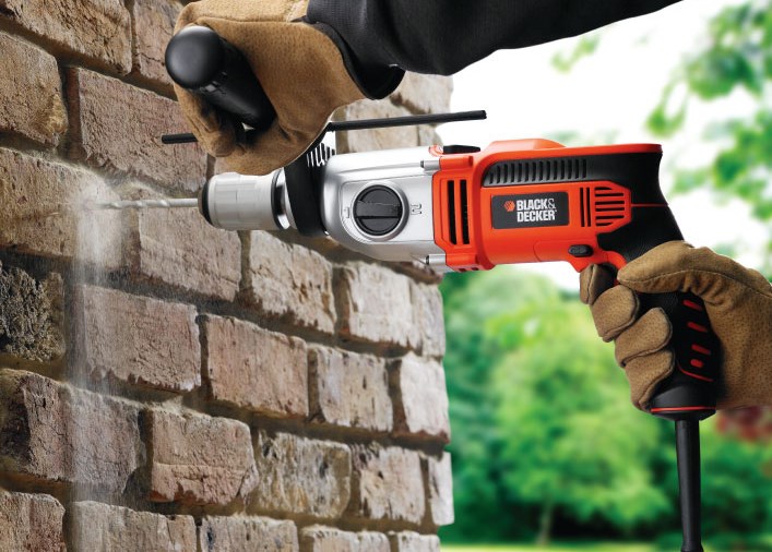 Stërvitëse me goditje Black&Decker KR1102K, 1100W, 13mm, portokalli