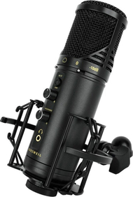 Mikrofon USB Kurzweil KM-1U-B, 24-bit, monitorim pa vonesë, i zi