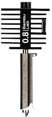 Hotend për printer 3D Bambu Lab A1, gryka hardened steel, brush, i zi